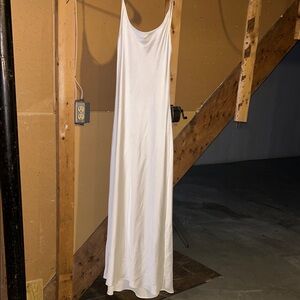 Elegant White Slip Dress